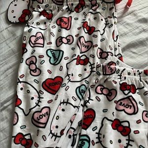 Hello Kitty Valentines Conversation Hearts Pj Pants